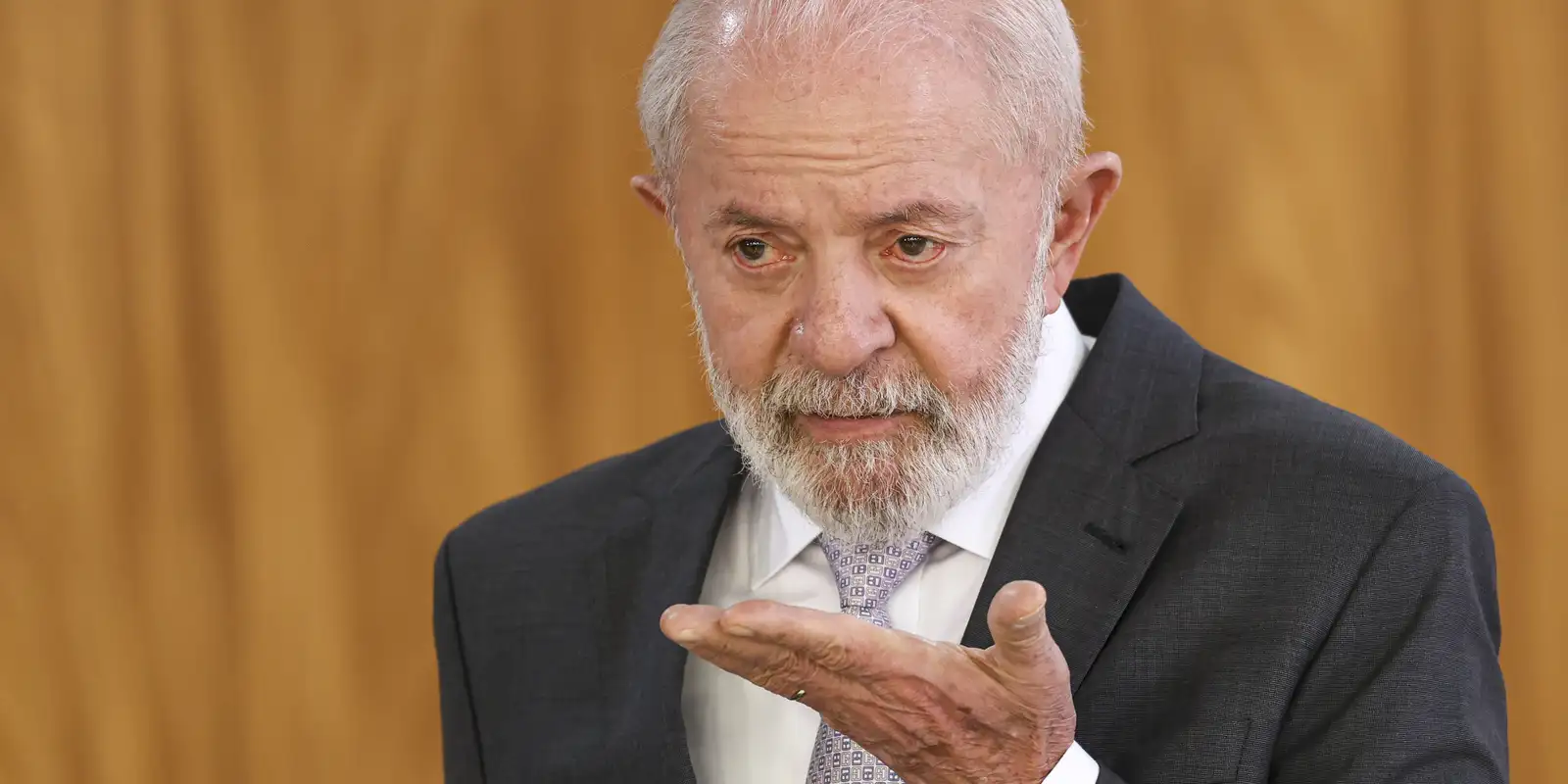 Lula em entrevista no Palácio do Planalto ? Foto: TVBrasilGov/Reprodução