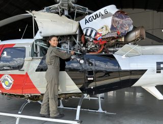 PM de SP se destaca como mecânica de aeronaves