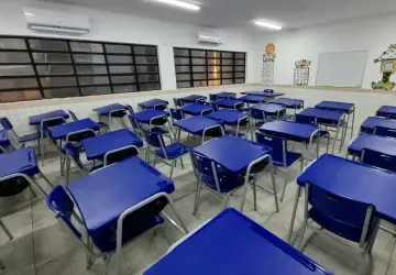  Sala de aula da Escola Estadual Padre Bernardino Fernandes, em Marcelino Vieira, no RN ?- Foto: João Vital 