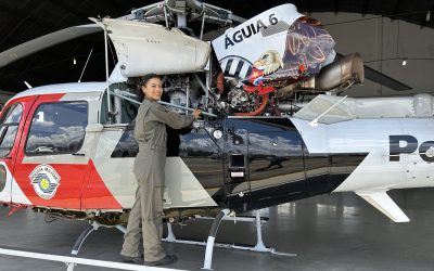 PM de SP se destaca como mecânica de aeronaves